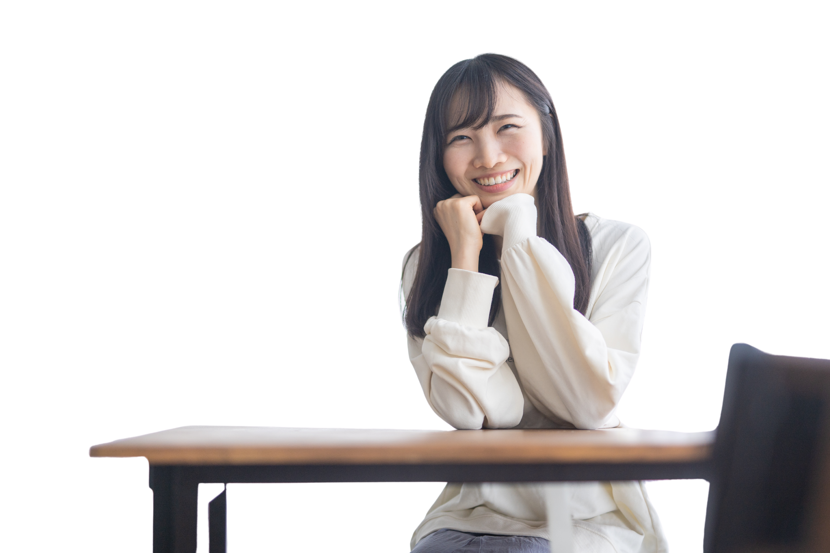 Japanese woman posing with a smile